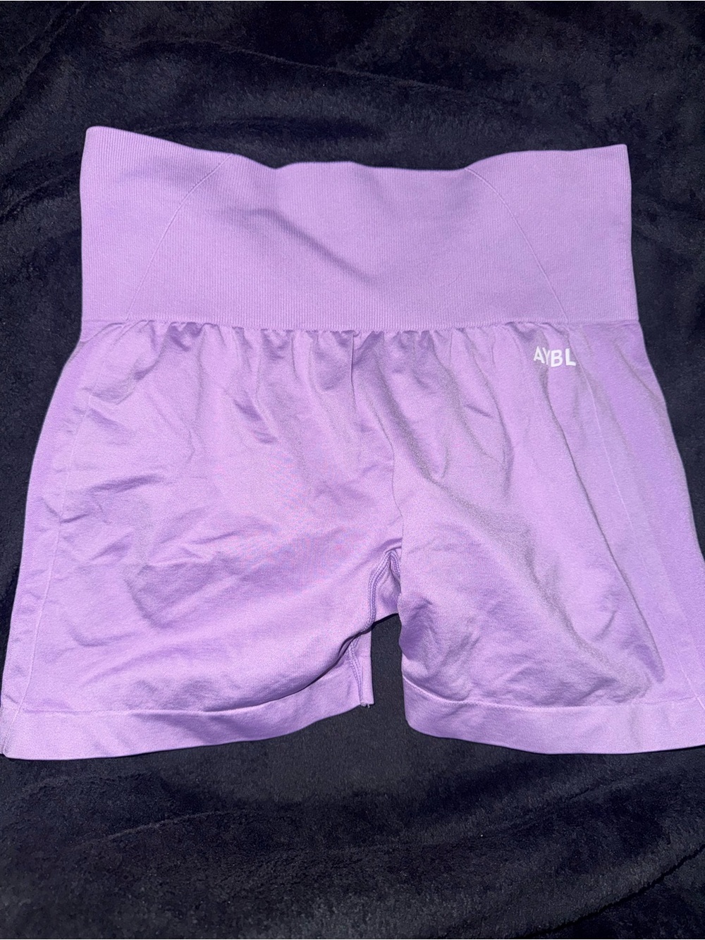 AYBL High-Waist Lavender Active Shorts